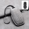 Leather Car Key Case Cover for Ford Edge Fusion Mustang Explorer F150 F250 F350 Ecosport Edge S-MAX Ranger for Lincoln Mondeo