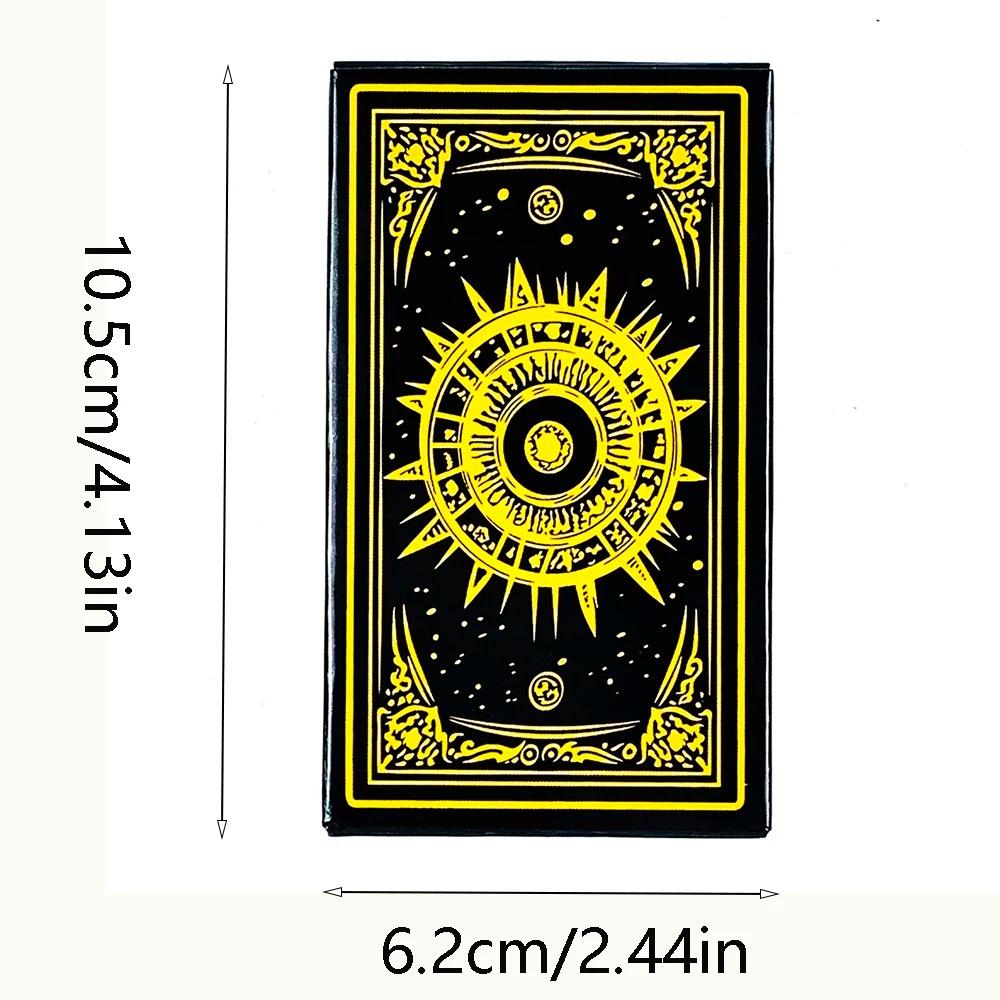 Russian Tarot Cards A 78 Deck Oracle Visions Divination Edition Borad Playing Games,Camping Game Halloween Christmas Gifts