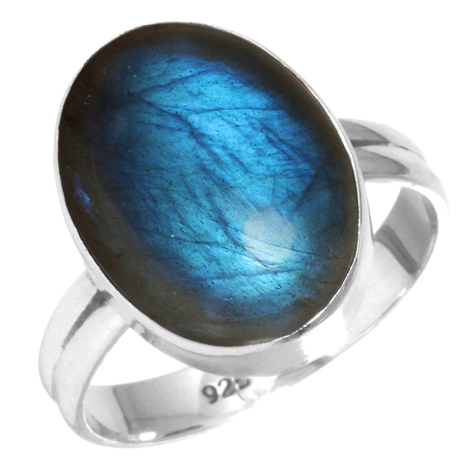 

Кольцо из стерлингового серебра 925 пробы с драгоценными камнями, ювелирные изделия ручной работы, подарок на годовщину, аквамариновый халцедон, ракушка-ушка, синий солнечный камень, лабрадорит, пренит, бохо 7