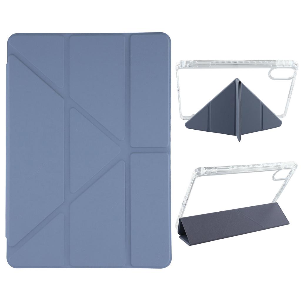 For Xiaomi Redmi Pad 2 Etui PU Lær Origami Stativ Gjennomsiktig Nettbrettdeksel