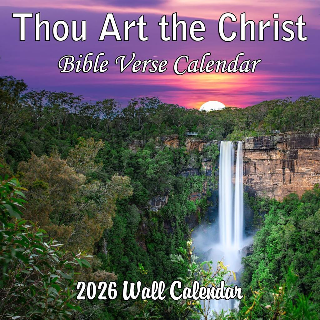 2026 Paintings of Christ Monthly Wall Calendar - Famous Paintings of our Lord and Savior - Bloch, Hoffman, Da Vinci, Raphael, Tissot | Christian