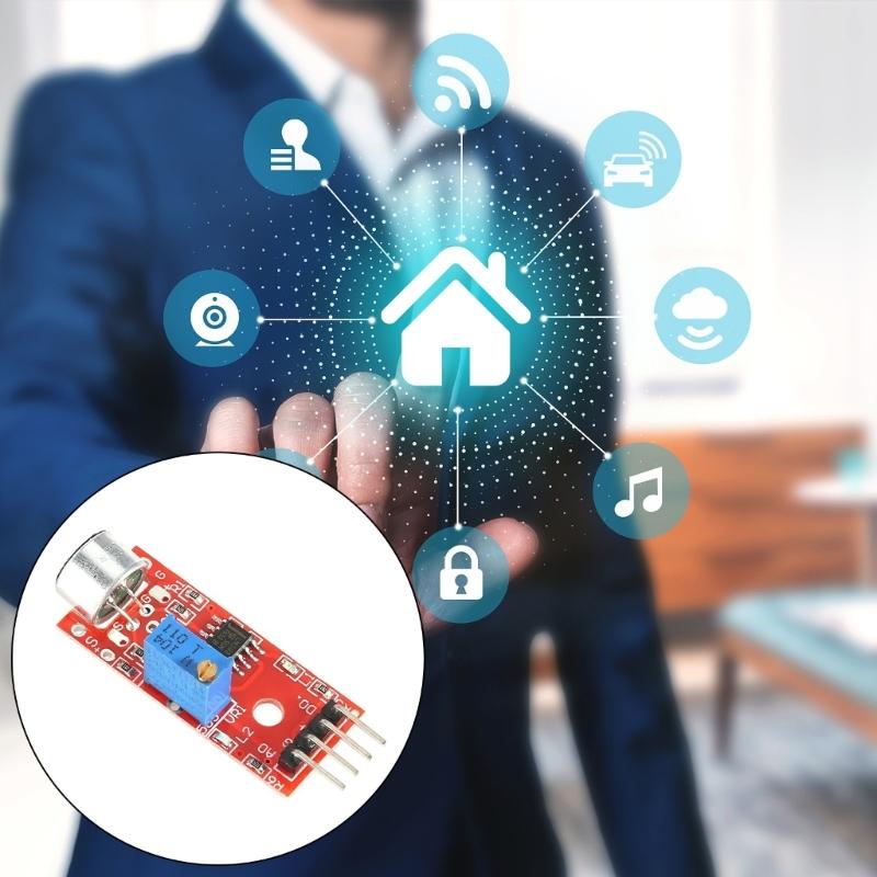 Compactly Sound Sensors Module DC4-6V Sound Detection Module with Analog and Digital Outputs for Easy Integration