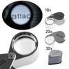 1PC 10/20/30X Mini Handheld Lens Optical Glass Magnifying Jeweler Eye Glass Magnifier Jewelry Loupe