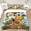 3pcs Garfield Duvet Cover Set, 1 Duvet Cover + 2 Pillowcases (No Insert), High-Definition Print, Home & Dorm Set yy251208020