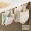 Foldable Wall-Mounted Trash Can for Kitchen & Bathroom