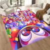 Colorful Chaos Party Square Rugs Are a Great Choice for Living Rooms, Bedrooms, Home Décor, and As Gifts.