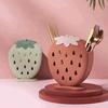 Household Plastic Chopstick Cage Drain Hanging Kitchen Chopstick Cage Cage Chopstick Holder Plastic Chopstick Holder Strawberry Chopstick Holder