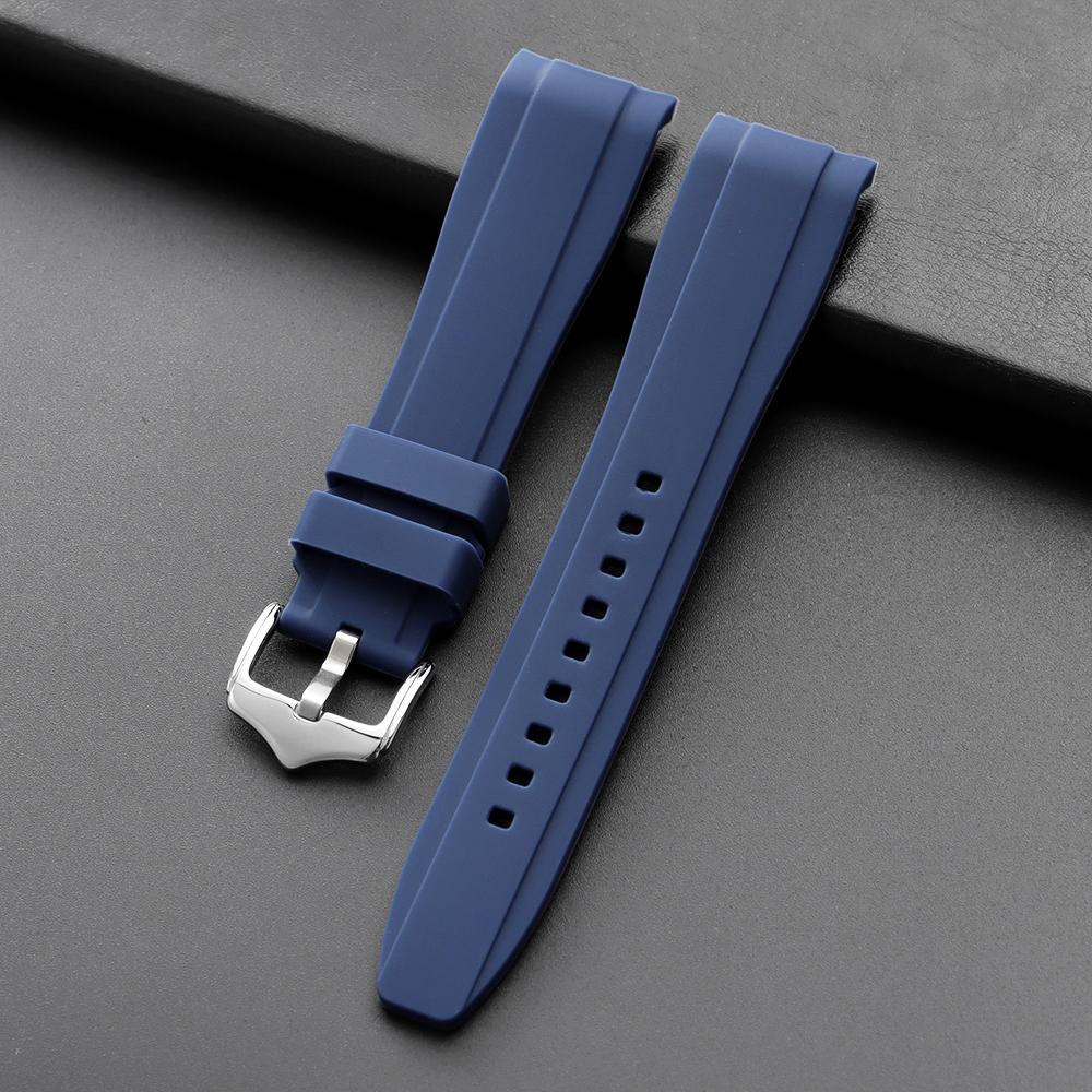20mm22mm pentru Curea de Cauciuc Rolex pentru Swatch Universal Bărbați Femei Capăt Curbat Bandă de Ceas din Silicon pentru Citizen Sport Curea Impermeabilă