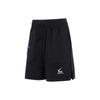 Breathable Lace Logo Print Mid-Rise Running Fitness Shorts Women Shorts Black DV8037-010