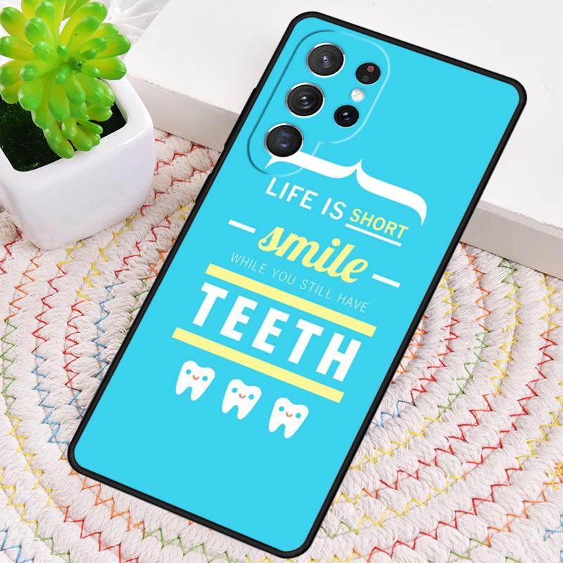 

Anatomy Dental Crowned Tooth Crown Phone Case for Samsung Galaxy note 10 pro S26 Ultra S23 S24 FE S25 S21 S22 PLUS Cove Galaxy S23