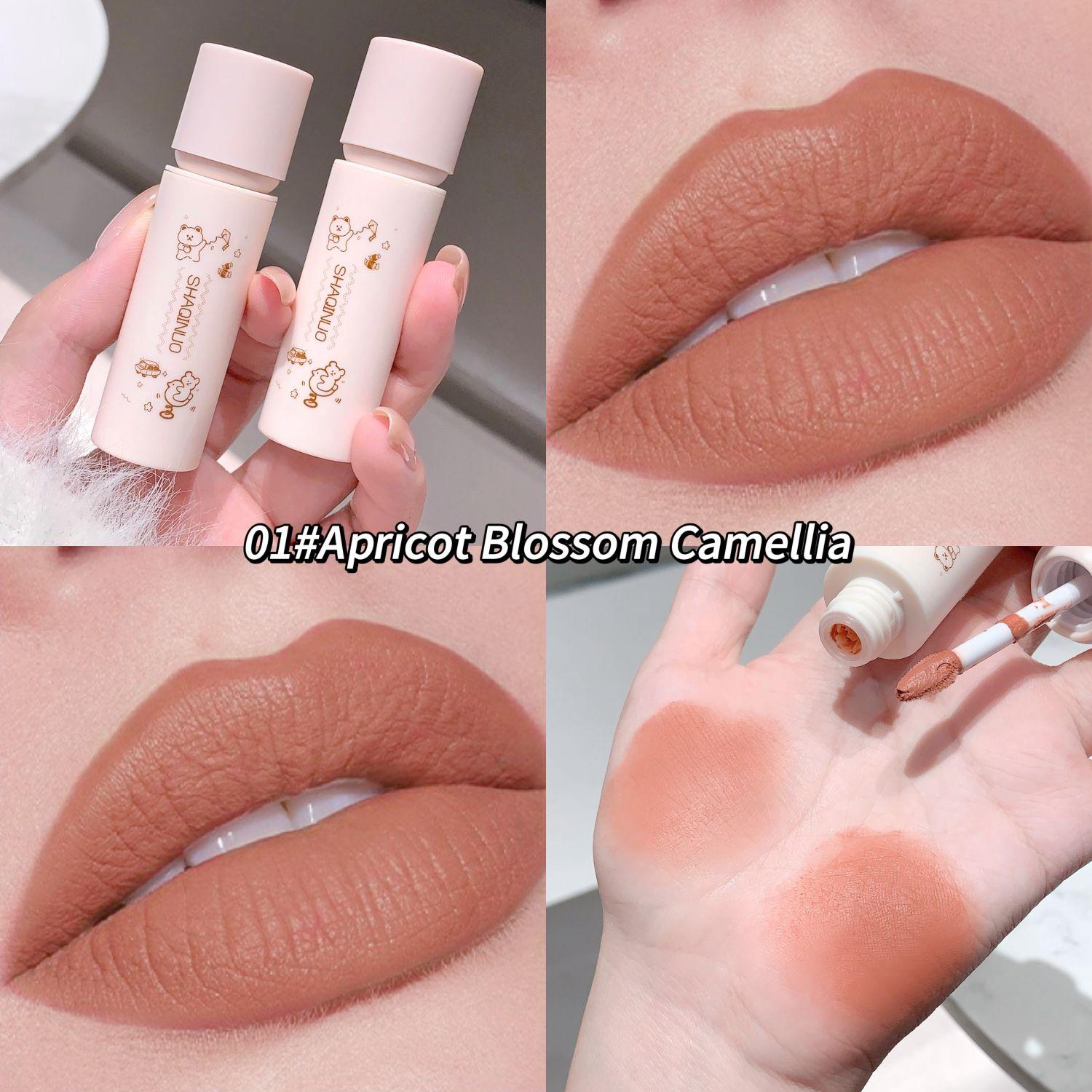 SHAQINUO Cloudy Lip Clay Colours Matte Lip Mud & Design Cosmetics Lip Mud для ежедневного нанесения макияжа