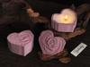 Relief Rose Flower Storage Box Silicone Molds Resin Candle Jar Ornament Mould Love Retro Candle Holder Heart Concrete Cup Mold