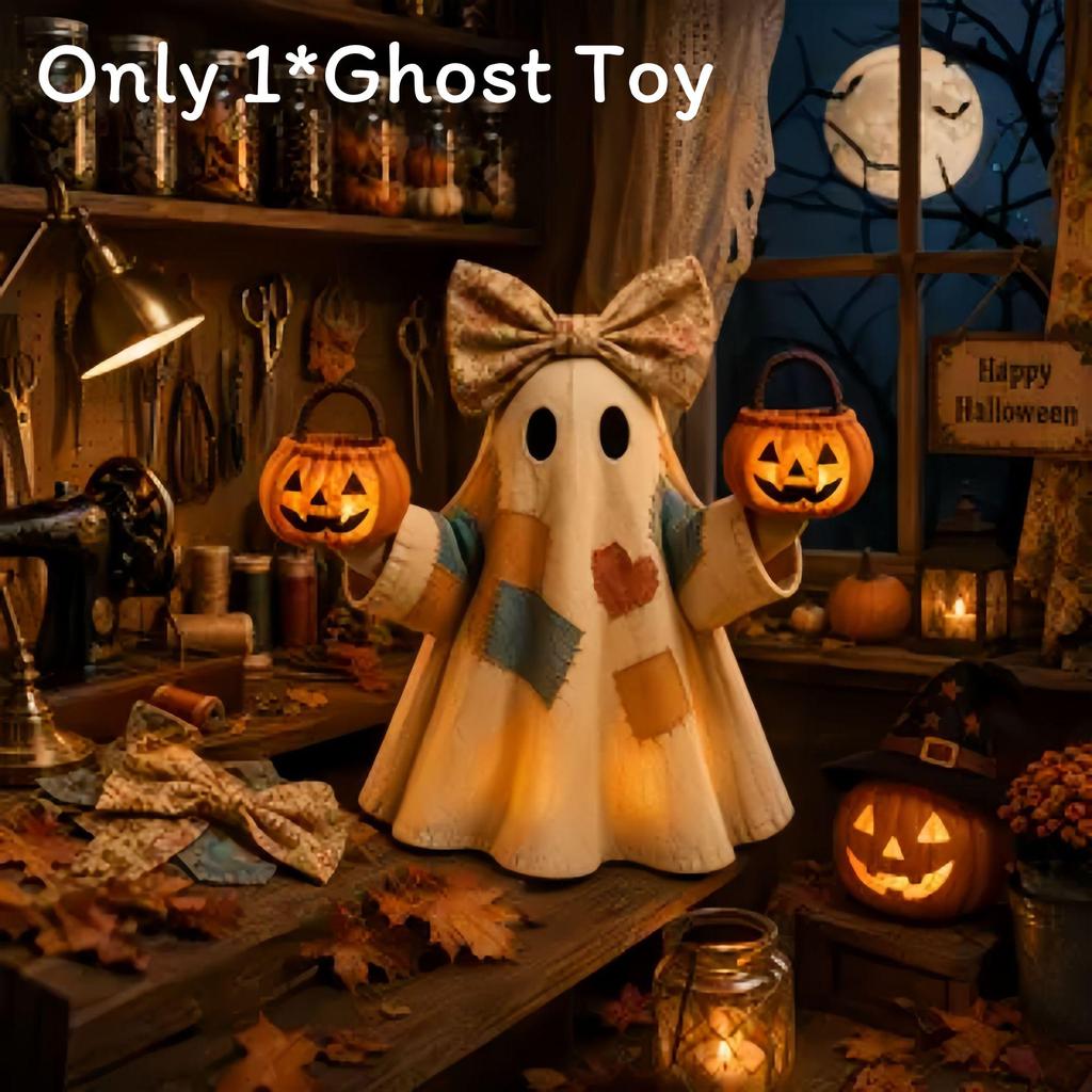 Kürbis Geist Halloween Dekoration Harz Kunstwerk für Party und Geschenk