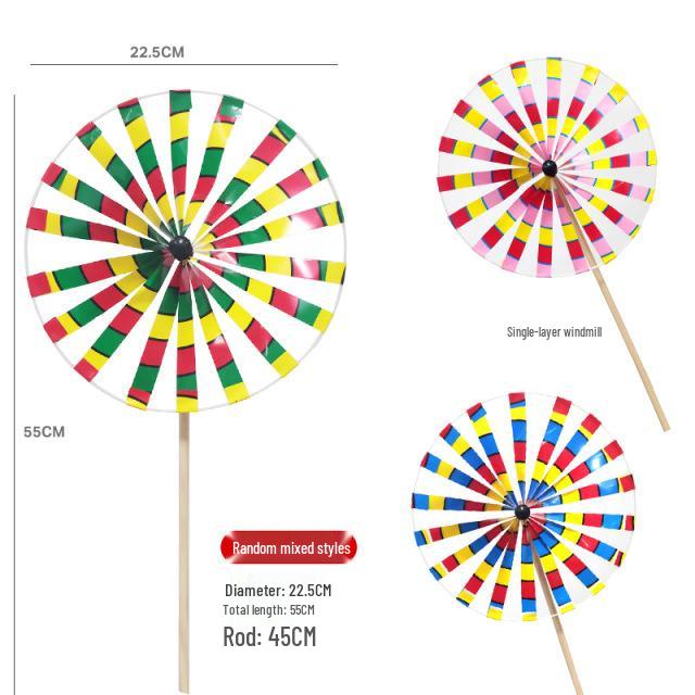 

Traditional Seven-Color Retro Pinwheel Toy for Kids
