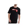 PUMA Solid Color Casual Printed Breathable Short Sleeve T-Shirt Men tops Black 673441-01