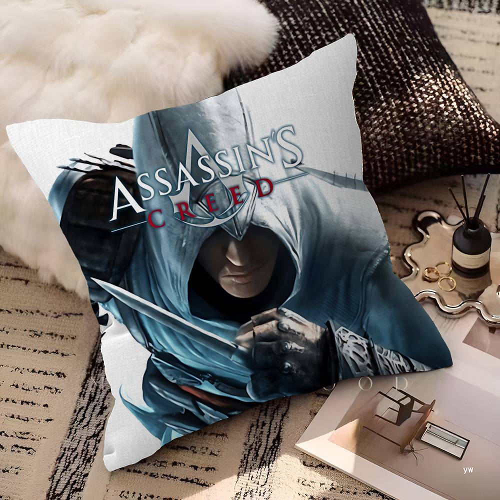 Game Classic A-Assassins Cool C-Creed Cushion Cover Polyester Sofa Cushions Decorative Throw Pillows Home Decoration Pillowcover