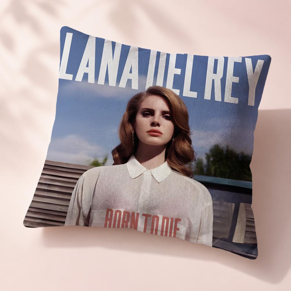 Celebrity Lana Del Rey Cushion Cover Premium Reversible Pillow Cover in Dual Comfort Decor for Home Car