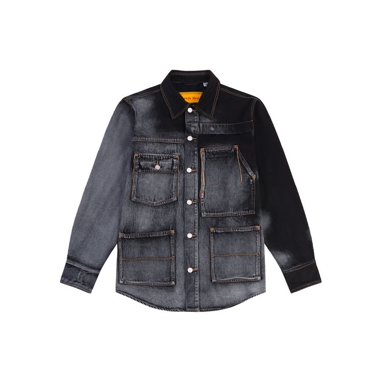 

Levis X Feng Chen Wang Tie-Dye джинсовая куртка мужская куртка джинсово-серый A1051-0000 XS