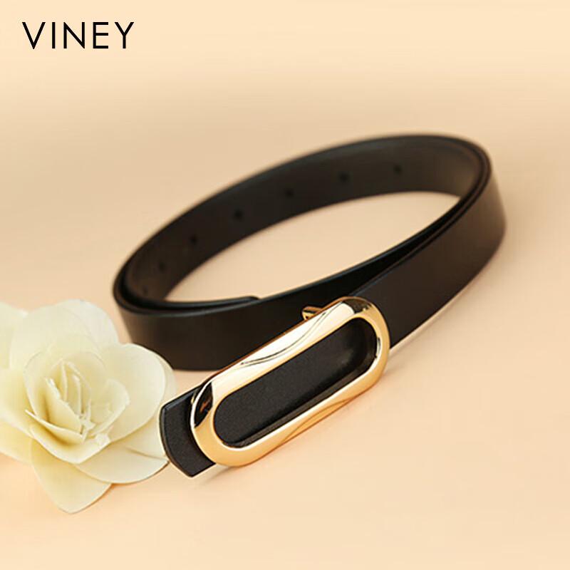Viney Women's Thin Leather Casual Belt