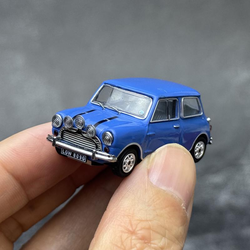 

GCD 1:64 scale Austin mini cooper S Alloy Die-Cast Model Car Static display holiday gift collection синій
