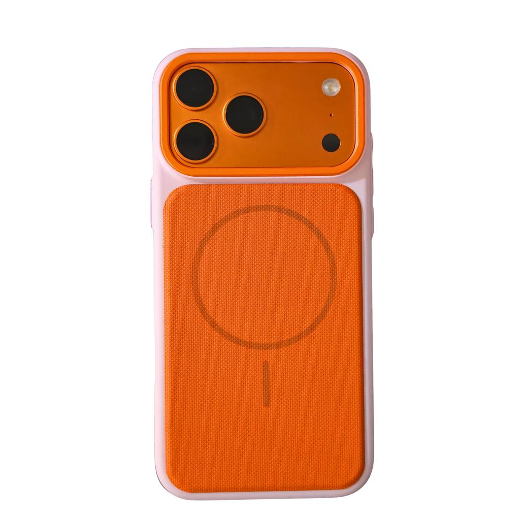 Husă de telefon magnetică TechWoven originală la modă, potrivită pentru IPhone 17 Promax 16 15 Pro Max, cu fereastră IC, buton cip, capac spate