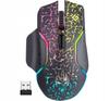 Mysz Bezprzewodowa Defender ONESHOT GM-067 Optyczna 3200dpi Czarna RGB AKUMULATOR 7 Przycisków Gaming