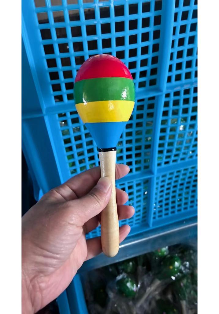 Kindergarten Percussion: Raw Wood Egg Shakers - Children's Musical Rattle Instruments