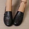 Women's Shoes, Mom's Casual Shoes, Leather Flat Shoes, Best-selling, Elegant and Comfortable Loafers, Free Shipping Shoes