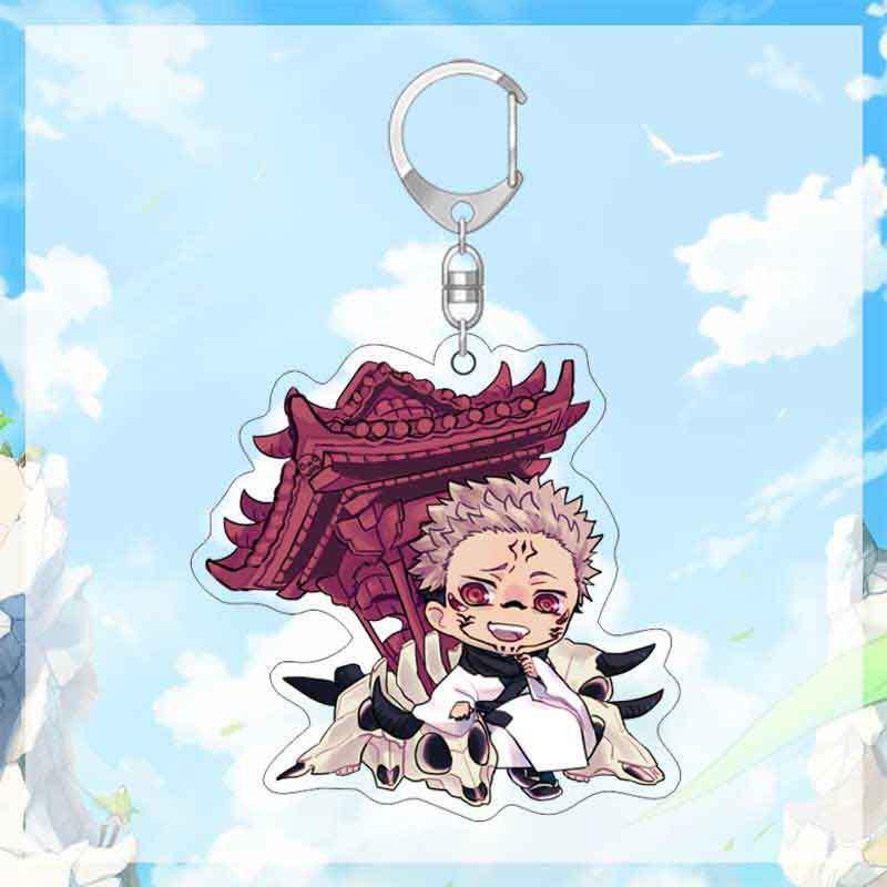 Anime Geto Suguru Ryomen Sukuna Fushiguro Toji Nanami Kento Okkotsu Yuta Inumaki Toge Acrylic Keychains Pendants Figure Toy Gift