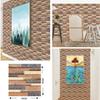 1/12Pcs 3D Wall Sticker Brick Grain Pattern Water-Repellent Self-Adhesive Wall Paper Bathroom Wall Decals 30X30Cm Pegatinas Pared