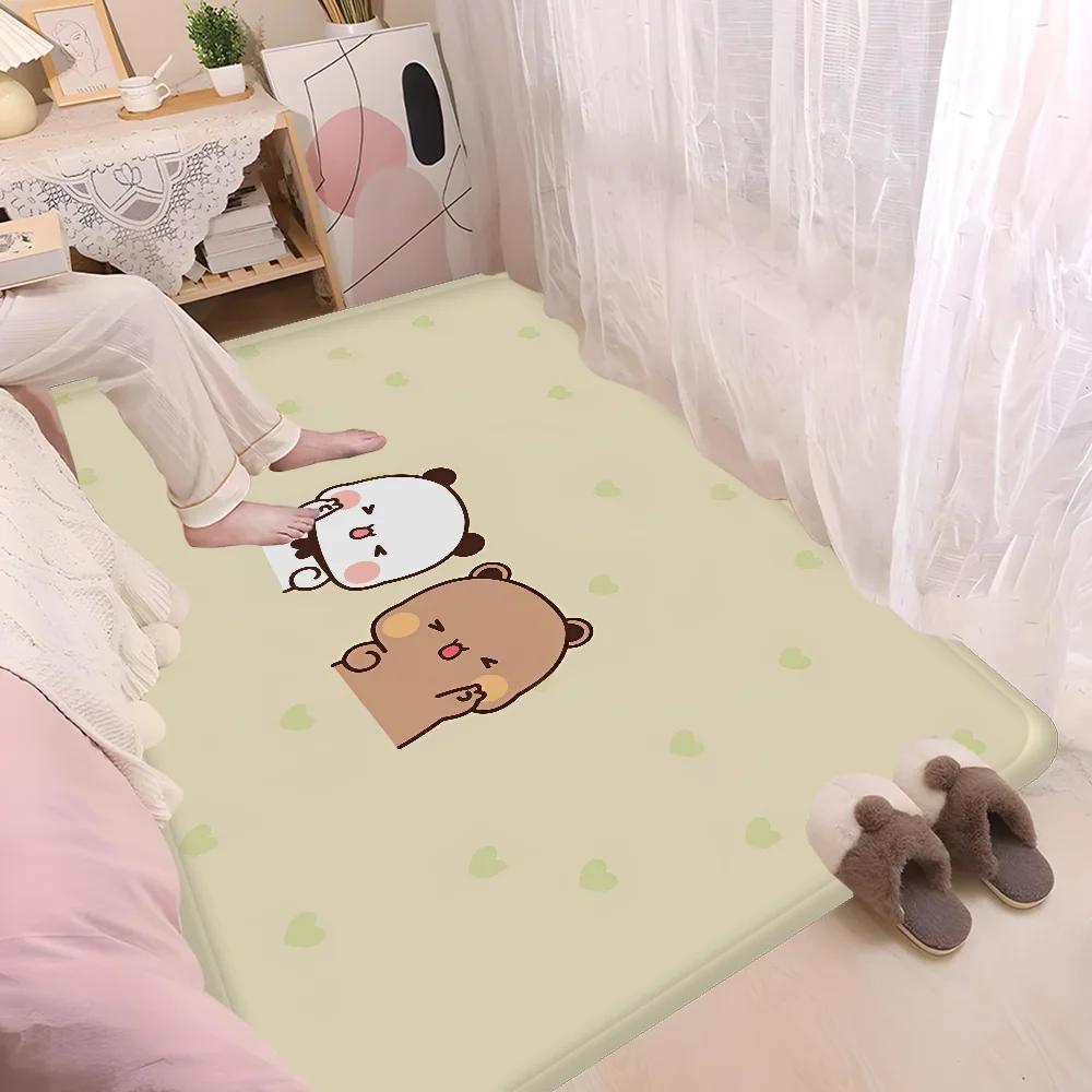 Bubu Dudu Bear Floor Mat Retro Multiple Choice Living Room Kitchen Rug Non-Slip Modern Home Decor