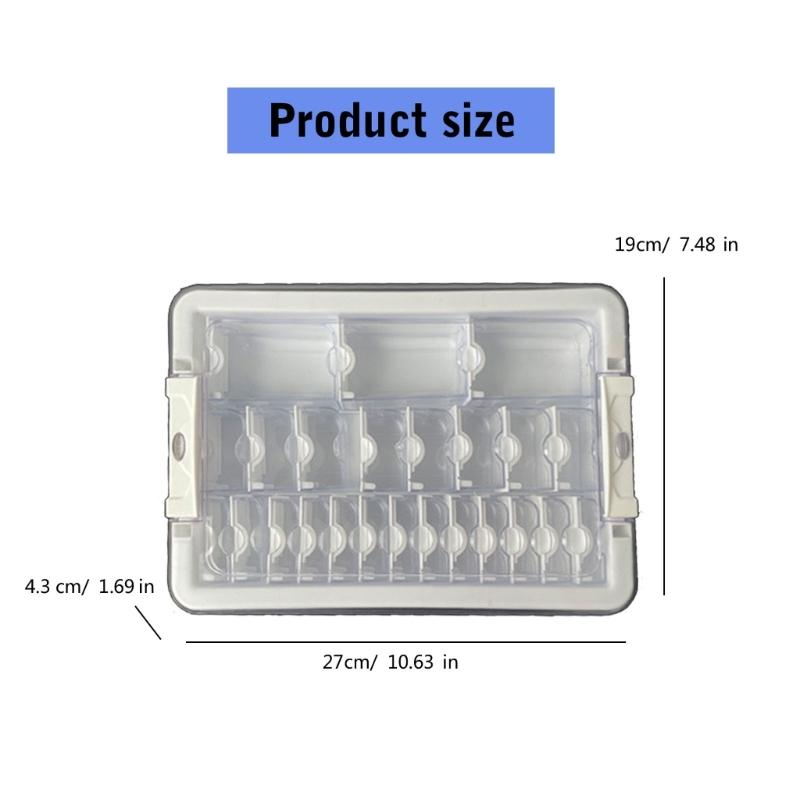 Bead Organizers Case with Multiple Compartments Home Accessory Supplies for Jewelry Making Sturdy Storage Container