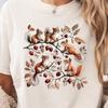 Cottagecore Squirrels Comfort Colors Tee: Woodland Animal Shirt