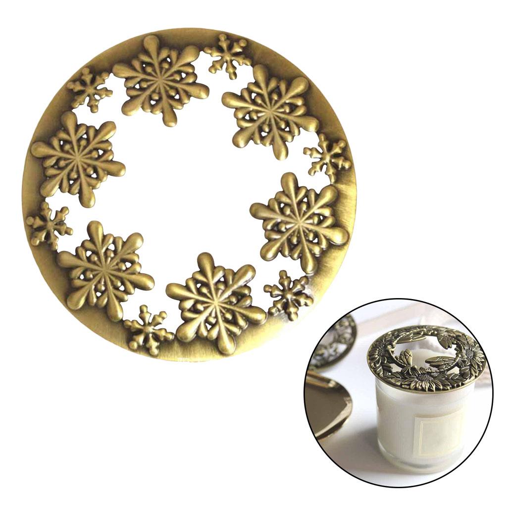 Antique Style Candle Jar Candle Topper Cover Lids Evenly for Home Hotel