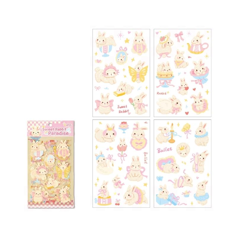 

Animal Decorative Sticker Waterproof Adhesive PET Sticker For Journal Laptop Scrapbooking Phone Decoration Gift Wrapping