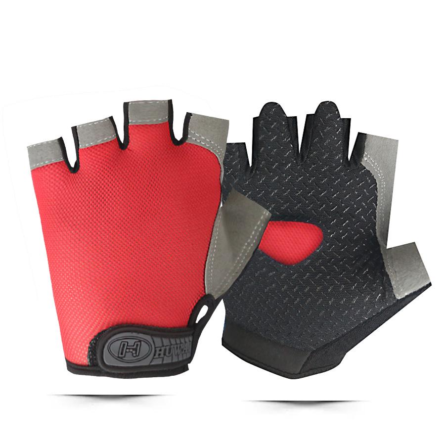 Breathable Half-Finger Cycling Gloves - Non-Slip, Shock-Absorbing, Sun Protection for Outdoor, Yoga, Driving