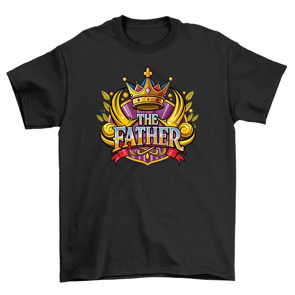 The King Father'' Crowned T-Shirt Mens Womens Tees Top - Rule the Style Kingdom! Funny Tee Fit for Ro
