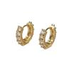 2025 Trendy Luxury Diamond Hoop Earrings for Women - Light, Chic, Hip Hop Design