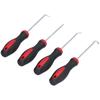 4Pcs Pick Hook Set Accurate Car Automotive O Ring Oil Seal Gasket Puller Remover 155mm