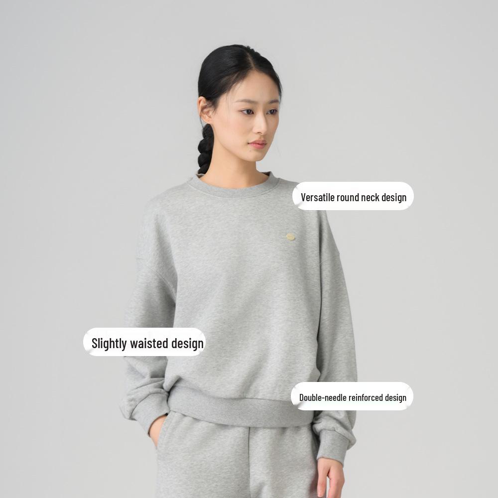 

ABOUTSEA Spring 25 Women s Versatile Crew Neck Sweatshirt - 7 Colors, Long Sleeve Top Medium