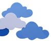 Hot Sale EVA Foam Modern Wall Stickers Children's Day Clouds DIY Decoration Crafting