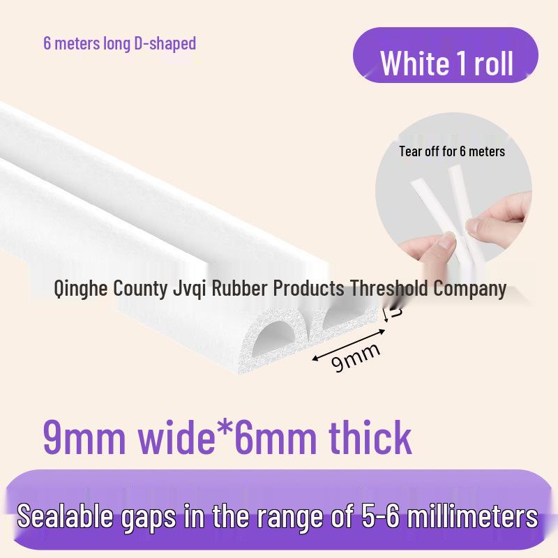 Diebstahlsicherer Schallisolierter Winddichter Tür- & Fensterdichtungsstreifen