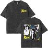 Prané Vintage Viktor Tsoi Hvězda jménem Slunce Grafická trička Pánská Dámská Ležérní Nadměrná Streetwear Klasický Ruský Rock