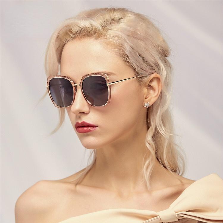 Polarisierte Sonnenbrillen Hupe Mit Rand Holz Look Klassisch Rahmen Retro UV 100