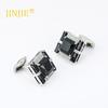 Square Black Zircon Metal Cufflinks High-end Fashion Men's Shirt