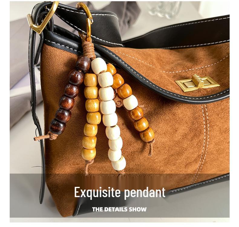 2025 Herbst/Winter Damen High-End Mattleder Unterarm Crossbody Bag - Modisch, Vielseitig, Ein Schulter Knödelstil.