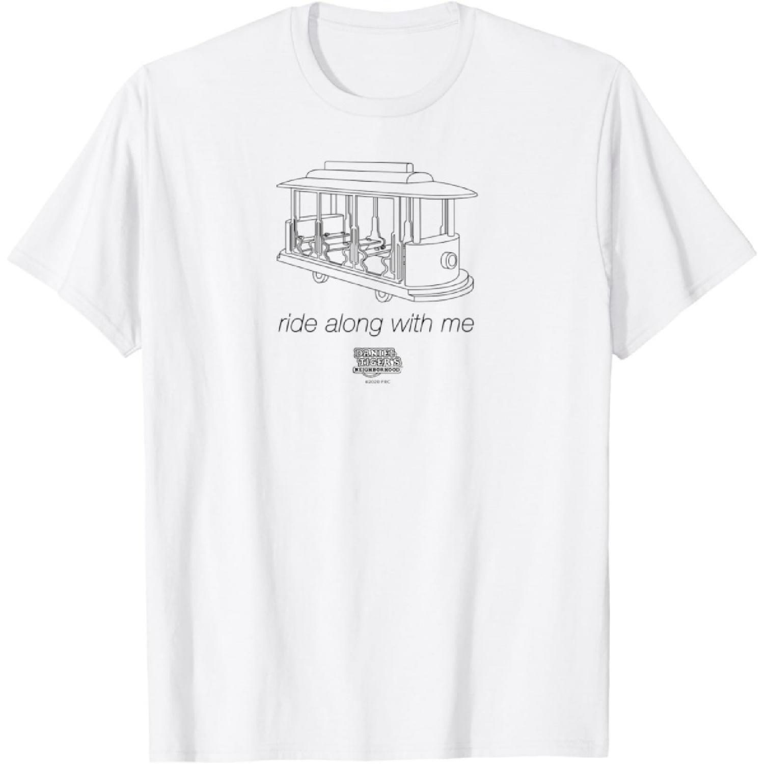 Ride Along with Daniel Tiger (Light) T-Shirt S