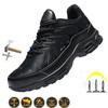 New Men Work Sneakers Light Security Boots Men Puncture-Proof Work Boots Steel Toe ShoesHigh Quality Indestructible Safety Shoes