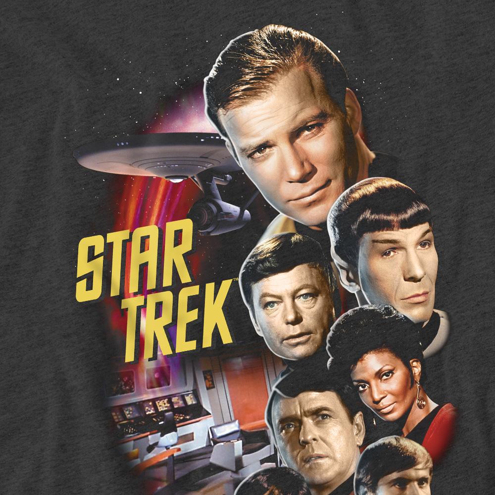 Star Trek Unisex Adult Classic Crew T-Shirt