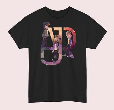 AJR Concert Tour 2024 T Shirt Short Sleeve Black Heavy Cotton All Size MI167